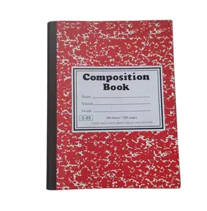 Grosir buku komposisi perlengkapan sekolah buku latihan percetakan catatan komposisi siswa 80 daun