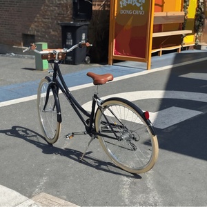 Bicicleta Urbana Clásica Vintage 700C con Cuadro de Acero, 7 Velocidades, Bicicleta Retro de Ocio para Mujer, Bicicleta Urbana para Desplazamientos - Product Image 3