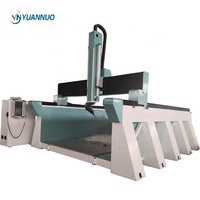 YN 2040 2m * 4m mousse robuste Eps aluminium bois massif 5 axes CNC sculpture fraiseuse avec la plus haute qualité meilleur prix