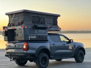 Camioneta Pickup 4x4 Ligera de Lujo con Tienda de Campaña Plegable Tipo Pop-Up para 2-3 Personas, <span class=keywords><strong>Autocaravana</strong></span> con Estilo Moderno - Product Image 3