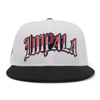 Topi Snapback Bordir Logo Kustom Grosir, Model Vintage Mewah, Pinggiran Datar, 6 Panel, Bahan Twill, untuk Pria, Topi Baseball Sporty Modis