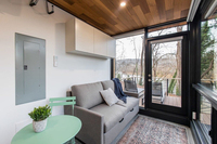 Maison préfabriquée extensible en acier détachable de luxe - Design moderne, portable, installation rapide pour les centres commerciaux et les écoles