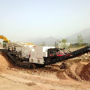 Crawler Mobile Impact Crusher for Granite, Limestone, Basalt, Ore - Mining & Quarry <b>Aggregate</b> Crushing Plant Equipment - Product Image 4