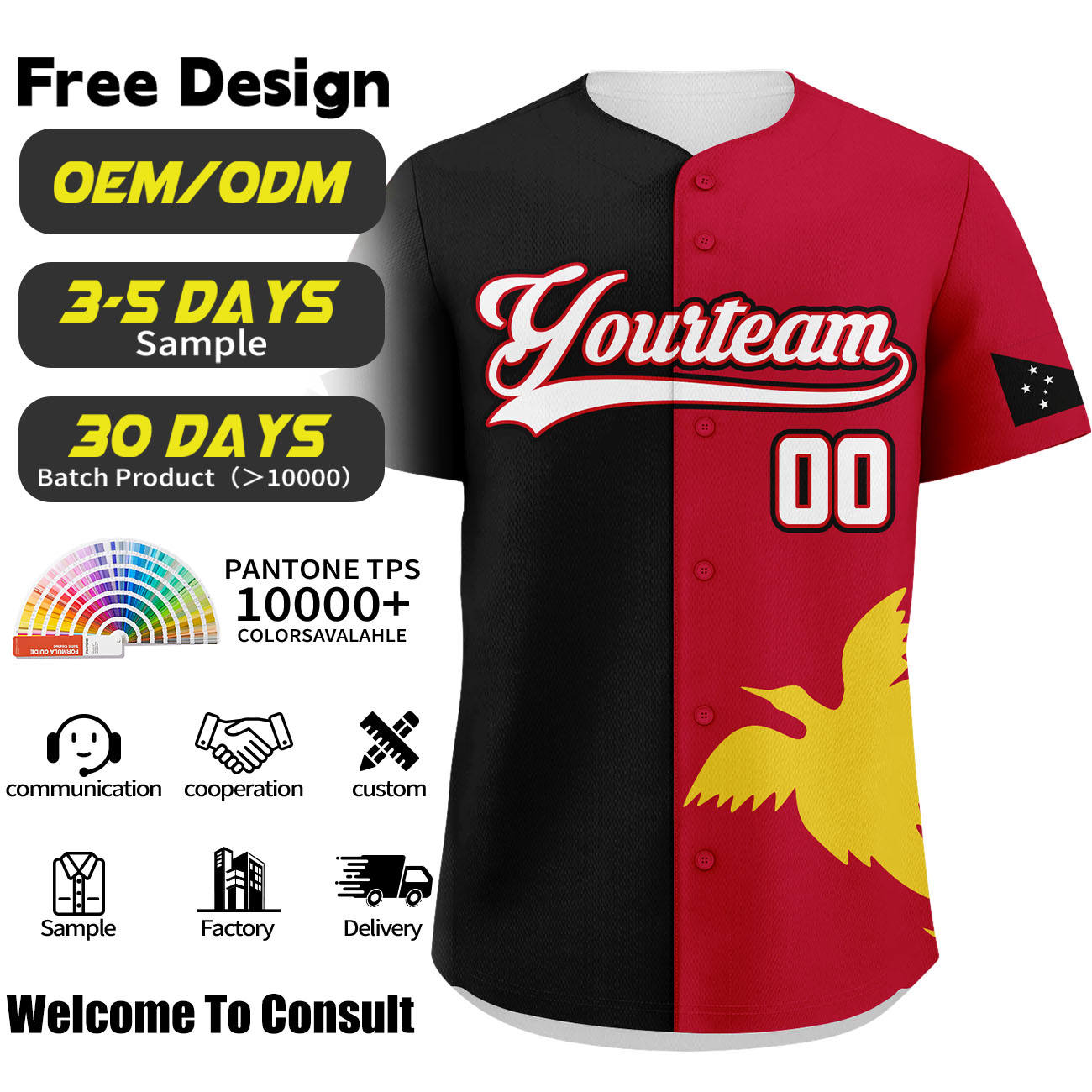 #2 - นิวกินี - ดำ &amp; แดง