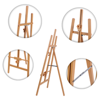 Chevalet géant pliable réglable en métal et aluminium pour studio et peinture