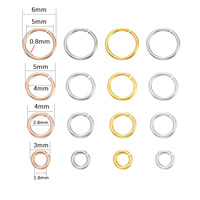 Vente en gros de fermoir à anneau ouvert en argent sterling 925 Accessoires de bijoux à bricoler soi-même Composants pour pendentif collier Anneaux de connexion