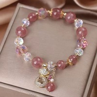 Nouveau Bracelet Femme Ethnique Perlé en Pierre Naturelle 2025 – Vente Chaude en Gros, Simple et Tendance, Cadeau d'Anniversaire Idéal