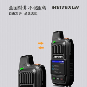 Meitexun Walkie Talkie 5G POC con Batería de 2600mAh, Dispositivo de Comunicación de Largo Alcance para Exteriores, para Flotas de Vehículos y Zonas Montañosas - Product Image 3