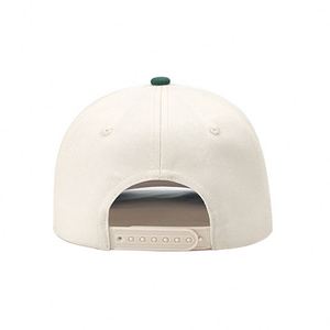 Casquette de baseball unisexe en coton à 5 panneaux, blanche, personnalisable, bicolore, promotionnelle, vente en gros directe d'usine - Product Image 4