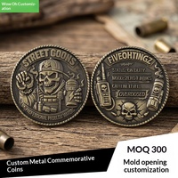 Pièces de monnaie commémoratives personnalisées en alliage de zinc de Chine pour la commémoration des voyages