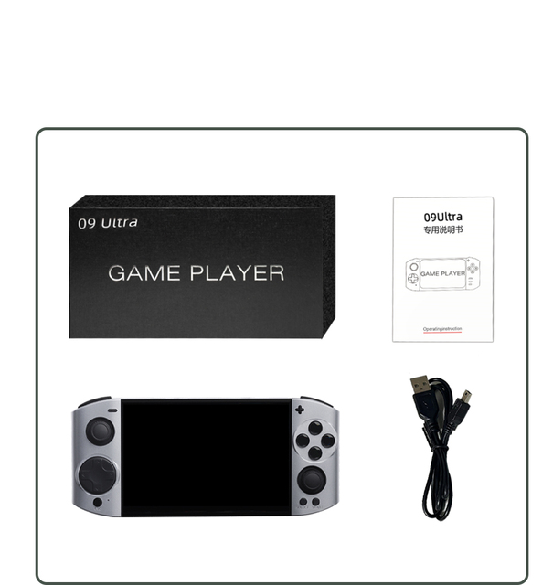 New Design 09Ultra Hand Held Game Console Handheld Game Players Built-in 150,00 Games Open-source System Gaming Console Retro