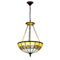 Lustre LED en fer forgé fait main de style marocain rétro, taille moyenne, pour salle à manger