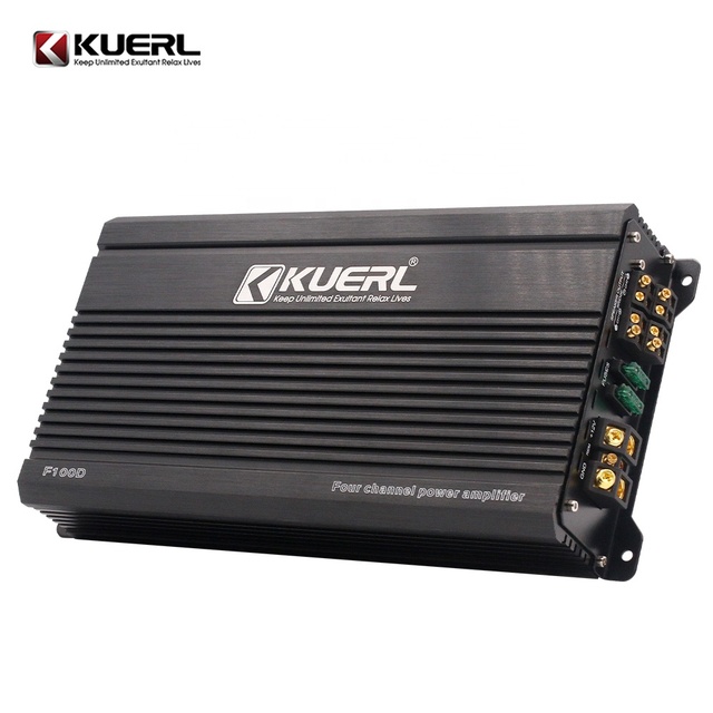 Factory Direct Sale 12V Class AB Car Amplifier 100W*4 Hig Power 4 Channel Car Amplifier