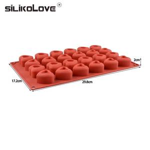 Molde de Silicona para Chocolate con 24 Cavidades en Forma de Corazón para Hacer Dulces y Postres - Product Image 5