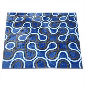 Tapis Abstrait Moderne en Mousse Anti-Allergique Confort Ultime, Haute Densité, Points en Polyester Doux, Antidérapant, Gaufré, Fabriqué à la Machine - Product Image 1