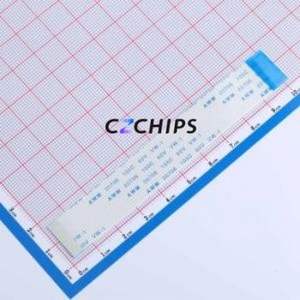 FFC-1.0-14-100-B-4-8 FFC Cable (Flexible Flat Cable) P=1mm Connector 14P 1mm 0.3mm Reverse - Product Image 1