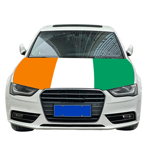 Côte d'ivoire National voiture capot couverture drapeau voiture moteur couverture drapeau en gros personnalisé élastique tissu usine vente directe - Product Image 6
