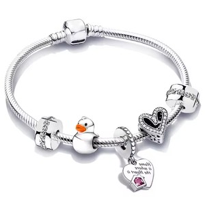Joyería para Mujer, Pulsera Original, Regalo <span class=keywords><strong>de</strong></span> Cumpleaños, 100% Plata <span class=keywords><strong>de</strong></span> Ley S925, Alta Calidad, Brazalete Clásico Dora, Obtén el Catálogo - Product Image 5