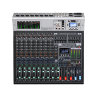 Console de mixage audio GBA Series 99DSP avec effets, 8/12/16/24 canaux mono/stéréo 2 canaux/MP3/Bluetooth/alimentation fantôme 48V