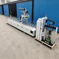 Machine de plastification multifonctionnelle PUR à fusion à chaud pour le profilage et l'habillage des armoires et des panneaux muraux