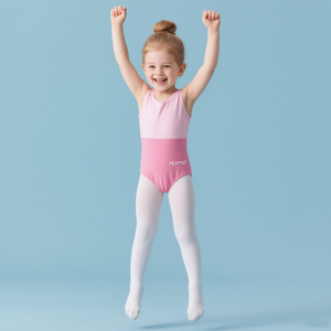 Justaucorps de danse pour petites filles, vêtements d'entraînement pour l'école de danse, logo d'équipe, <span class=keywords><strong>gymnastique</strong></span>, justaucorps respirant pour enfants, justaucorps de ballet - Product Image 3