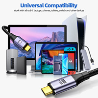 Câble magnétique USB4.0 20 Gbps PD 100W 5A Charge rapide USB C vers Type C 8K 60Hz 20 Gbps Câble de données pour Macbook Pro iPad Macmini