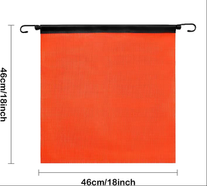 Bandiera di sicurezza mensh in maglia rossa e bandiera di sicurezza riflettente personalizzata con rivestimento in vinile mensh bandiera di sicurezza - Product Image 4