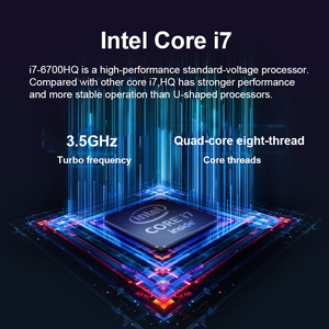 Máy Tính Xách Tay Giá Rẻ I7 6700HQ Core 8Gb Máy Tính Xách Tay Máy Tính Thông Thường Nhà Máy OEM Máy Tính Xách Tay I7 Cho Sinh Viên Với <span class=keywords><strong>Windows</strong></span> 10 - Product Image 3