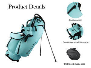 Sac de golf portable de luxe en cuir PU imperméable et durable pour hommes – Nouvelle collection très prisée - Product Image 3