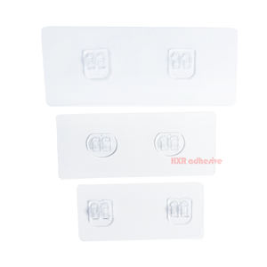 خطاف تعليق لاصق بلاستيكي شفاف صلب مثبت على الحائط لشريط الطاقة - Product Image 6