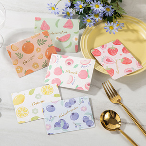 <span class=keywords><strong>Carte</strong></span> de vœux en papier écologique gaufré motif fruits - <span class=keywords><strong>Carte</strong></span> <span class=keywords><strong>cadeau</strong></span> universelle à personnaliser pour le Ramadan, Pâques, les anniversaires et bien plus encore - Product Image 4
