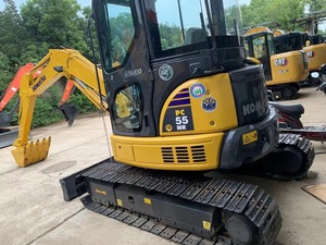 Miniexcavadora Komatsu PC55 usada de China Maquinaria industrial de 5,5 toneladas con componentes de núcleo de motor de engranaje de motor Cummins a la venta - Product Image 2
