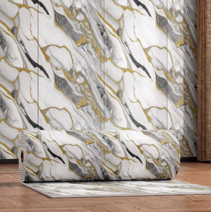 <b>Wall</b> <b>Panel</b> Sticker Roll Waterproof Peel And Stick Marble <b>Wall</b> Cover - Product Image 4