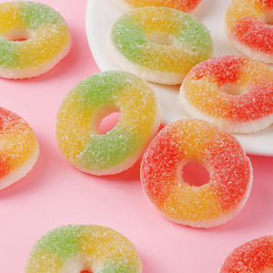 Fabricant Grossiste de Bonbons Gélifiés en Vrac Assortis aux Fruits, Saveurs Sucrées et Acidulées, Bonbons Gélifiés Acidulés en Forme de Donut, Halal - Product Image 1