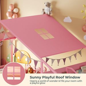 Foreign trade cross-border children's princess <b>bed</b>, home use, high-value, Instagram-style children's <b>house</b> design, full-size - Product Image 5