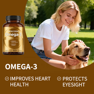 תוסף שמן דגים אומגה 3 בעל עוצמה גבוהה 2000 מיליגרם - מותג פרטי OEM/ODM לבריאות הלב והעיניים - 60 כמוסות רכות לשחרור מהיר - Product Image 3