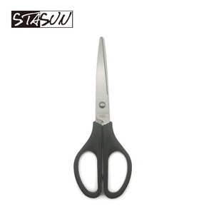 Stasun kéo thép không gỉ giá rẻ kéo nhựa đầy màu sắc xử lý văn phòng văn phòng phẩm sinh viên kéo 6.5" - Product Image 4