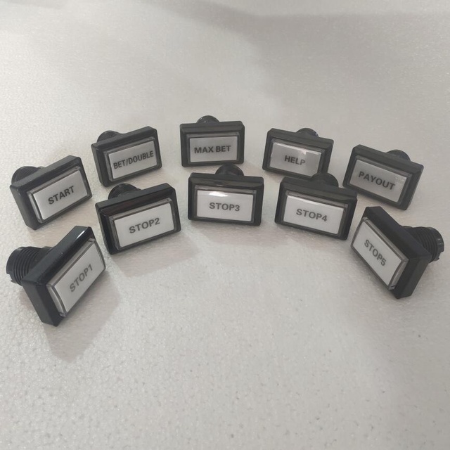 50*33 Arcade Game Parts Push Button for Game Machine Game Accessories