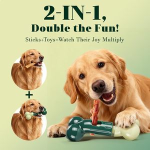Support pour bâtonnets à mâcher Apasiri pour chiens moyens/grands - Anti-étouffement, empêche les extrémités avalées - Jouet à mâcher en nylon pour chien - Passe au lave-vaisselle - Product Image 6
