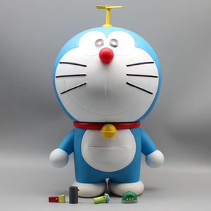 Venta de fábrica, escultura Doraemon de fibra de vidrio personalizada para decoración de parques de atracciones al aire libre - Product Image 4