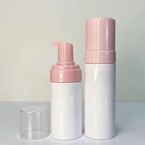 Wholesale 30ml 50ml 100ml 120ml 150ml 200ml Glossy Pink Mousse Plastic Face Cleanser <strong>Pump</strong> <strong>Foaming</strong> Bottles for Soap Dispenser - Product Image 2