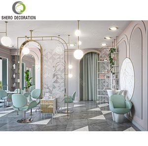 Beauty <b>Salon</b> Interior Design High Quality <b>Salon</b> <b>Furniture</b> Hair <b>Salon</b> Station Nail <b>Salon</b> <b>Furniture</b> For <b>Salon</b> Shop Decoration - Product Image 2