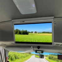 Moniteur LCD rabattable OSK 21,5 pouces 12V/24V pour bus Yu-Tong, entrée AV, écran de toit HD pour bus urbain