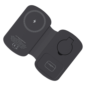 Nuevo Banco <span class=keywords><strong>de</strong></span> Energía Inalámbrico Magnético 3 en 1 <span class=keywords><strong>de</strong></span> 5000mAh con Silicona Plegable para <span class=keywords><strong>iPhone</strong></span> 17 16 15 Pro Max (2026) - Product Image 1