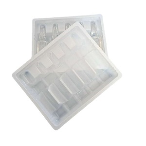 Plateau intérieur en plastique pour 5 ampoules de 15 ml, boîte d'emballage en plastique, emballage avec plateau intérieur en plastique PVC. - Product Image 1