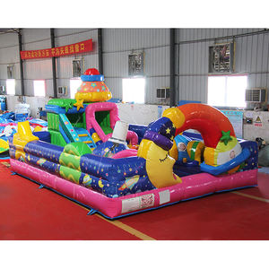 Big Star Park gonflable videur aire de jeux pour enfants château gonflable toboggan gonflable commercial Moonwalk - Product Image 2