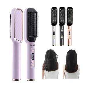 Cepillo Térmico 0728 Premium para Eliminar el Frizz, Plancha de Pelo Ergonómica para Peinado Diario de Cabello Rizado - Product Image 4