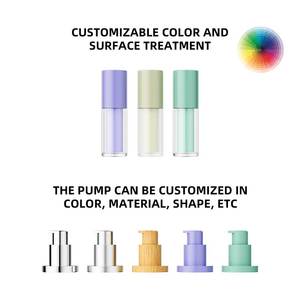 New Design Empty 20ml <strong>30ml</strong> 50ml Plastic Lotion Luxury Cosmetic White Serum Matte PP Silver <strong>Airless</strong> <strong>Pump</strong> <strong>Bottle</strong> - Product Image 6