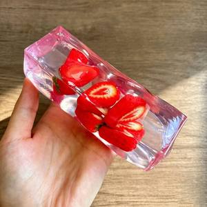 Juguete antiestrés de vaselina transparente con forma de fruta alargada, para apretar y jugar, ideal para el alivio del estrés transfronterizo. - Product Image 2