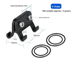 Soporte para <span class=keywords><strong>Bicicleta</strong></span>, Clip de Montaje para Vehículo, Soporte para Placa de Matrícula de Competición, Soporte para Placa de Matrícula Resistente al Viento - Product Image 4